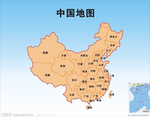 中国地图 （注 甘肃打成甘萧 使用的时候请注意)