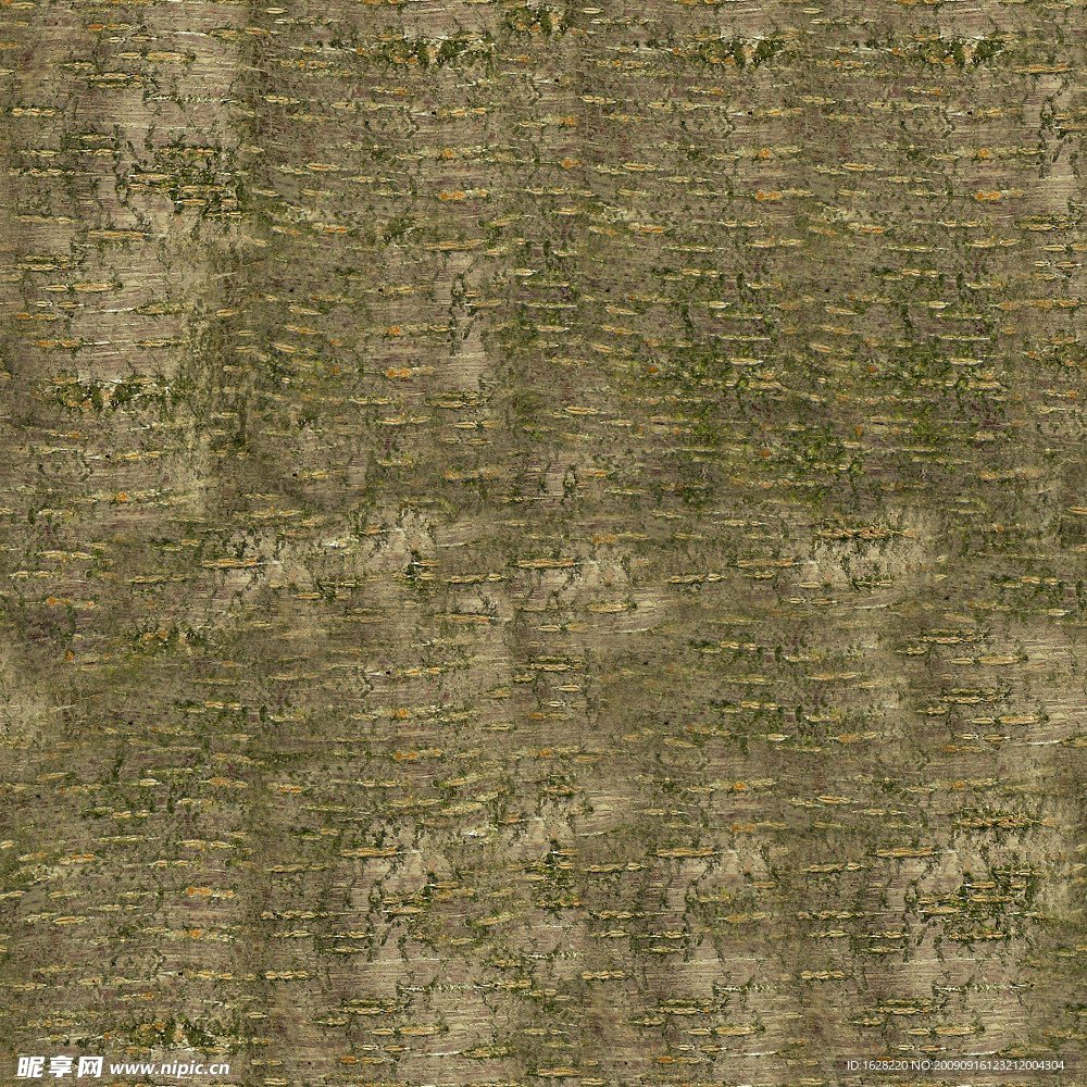 树皮木纹纹理材质贴图