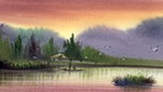 手绘风景