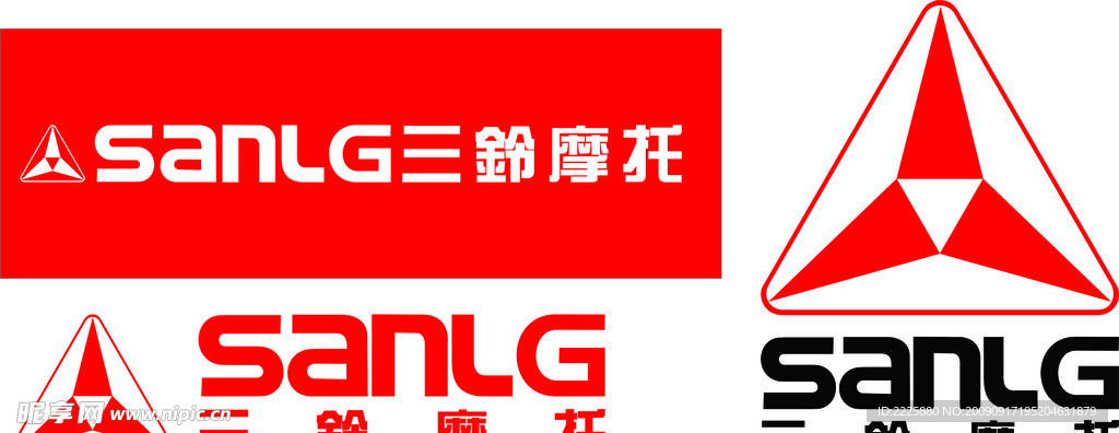 三钤摩托标志