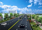 道路景观效果图