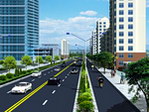 道路景观效果图