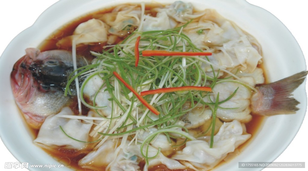 抄手鲜鲈鱼