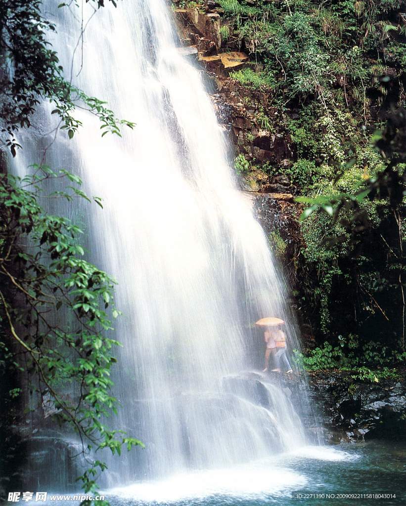 鼎湖山飞瀑