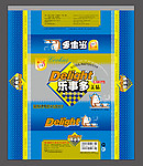 曲奇饼干 休闲包装设计PSD成品印刷文件