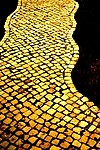 金色 小路 夕阳 底纹