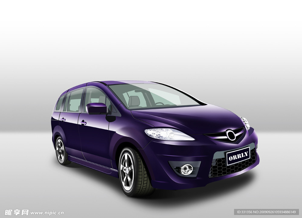 Photoshop手绘汽车