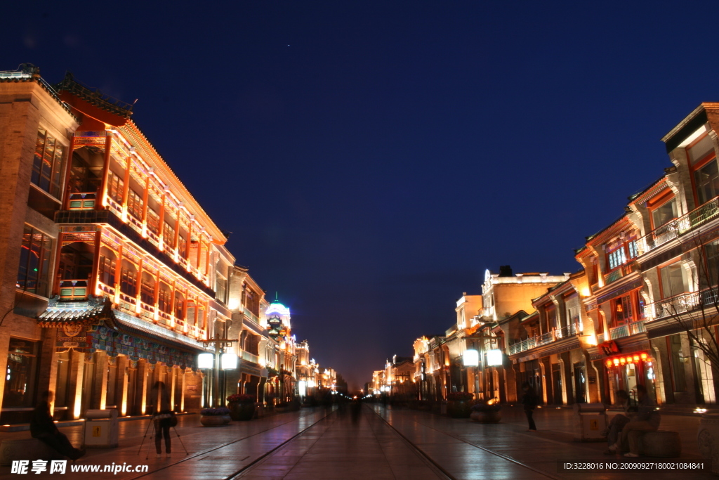 前门大街夜景