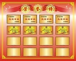 荣誉榜展板