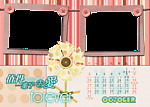 2010台历像框（十月）