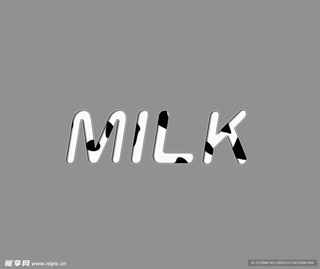 牛奶字体