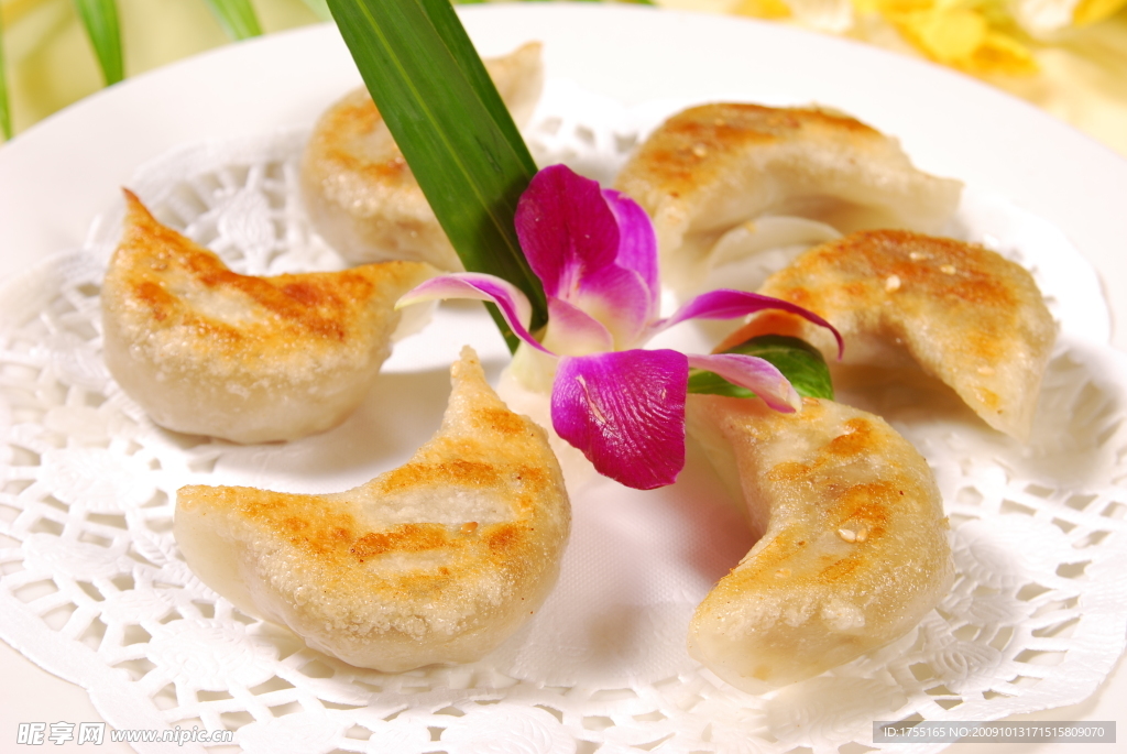 香煎滑肉饺