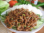 酱香肉丝饭