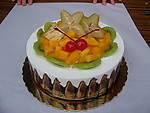 生日蛋糕 美味 健康 忌廉 水果