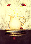 花瓶油画