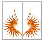 2010年流行花纹移门户设计图下载