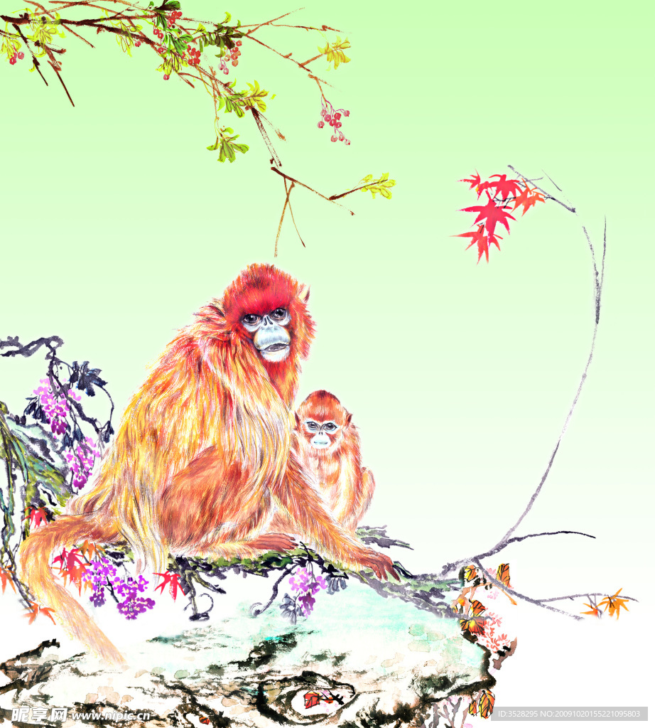 金猴闹春