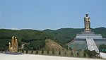 河南鲁山京灵山大佛和佛手