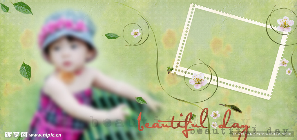 儿童摄影模板BeatifulDay01