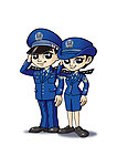 民警矢量素材