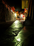 古巷夜色