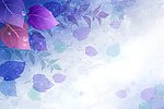 梦幻树叶背景PSD分层素材