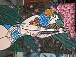 泡沫雕 花