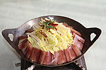 干锅辣肉娃娃菜