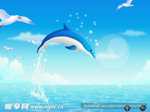 海豚自由变大小