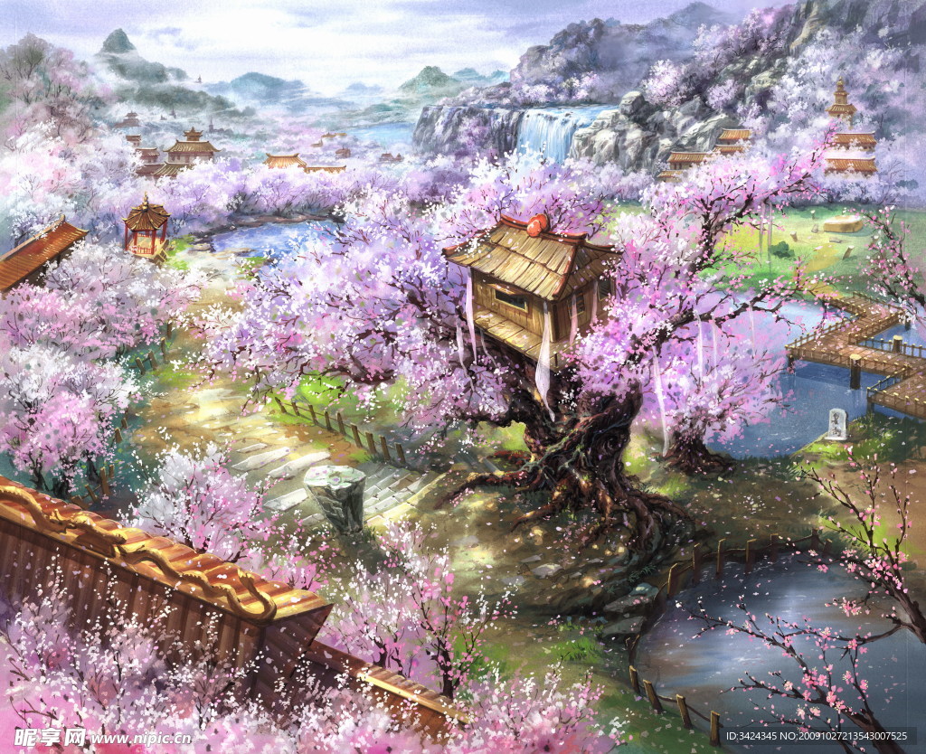《梦幻古龙》传统唯美背景