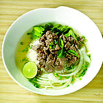 生牛肉泡饭