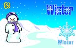 冬天吊旗