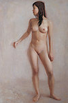 写实主义人体油画（侯伟 女人体）