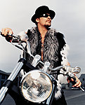 骑摩托车的男人摇滚之子 Kid Rock 高清图