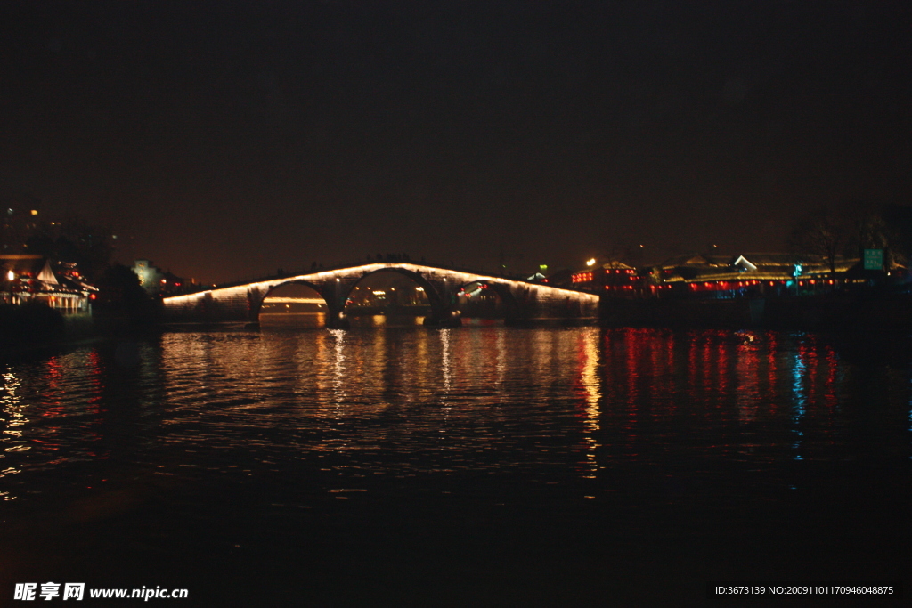 古运河大桥夜景