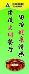 公司制度牌 企业标语 餐厅标语