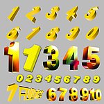 幻彩立体数字