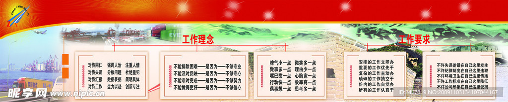 物流展板