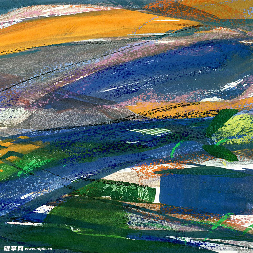 田园风光油画