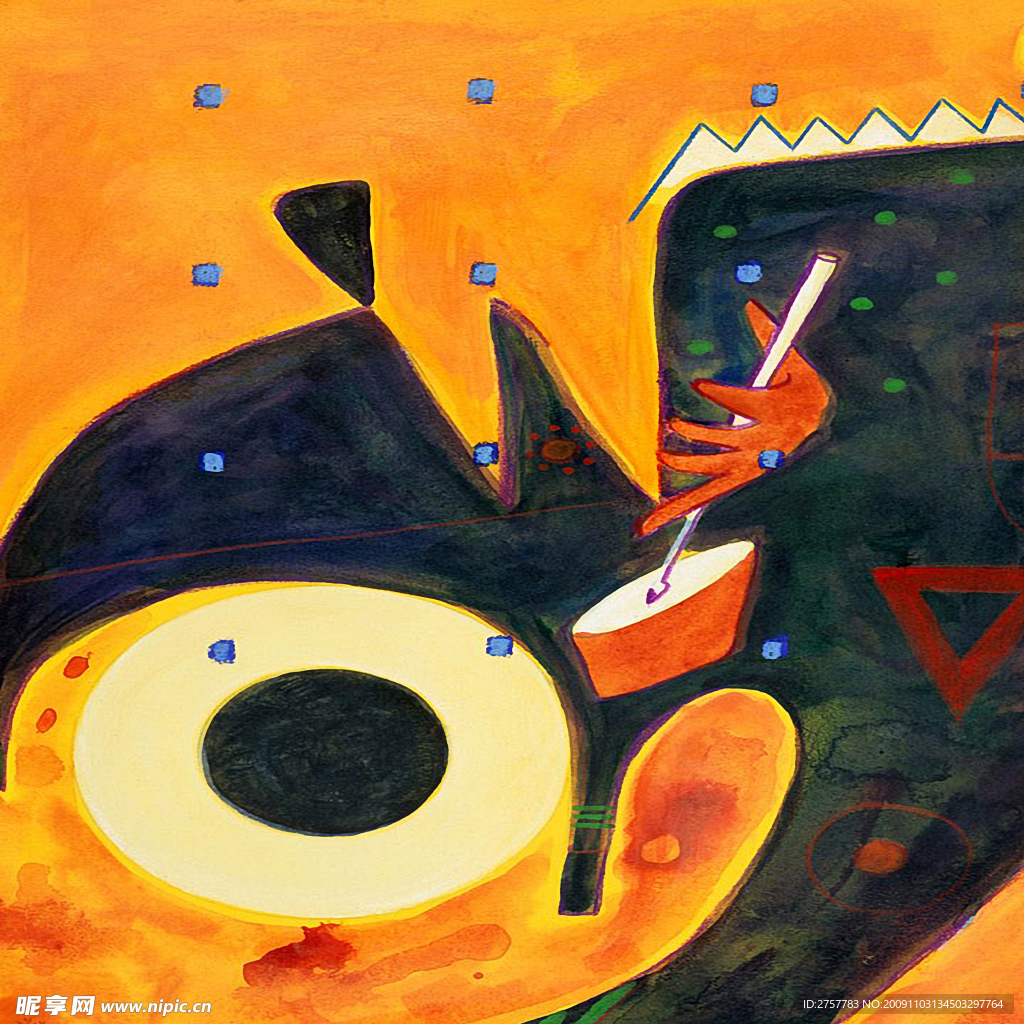 色彩表达油画