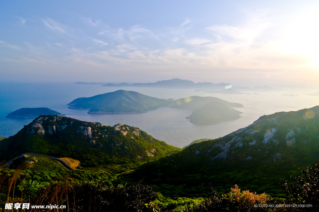 远处海岛