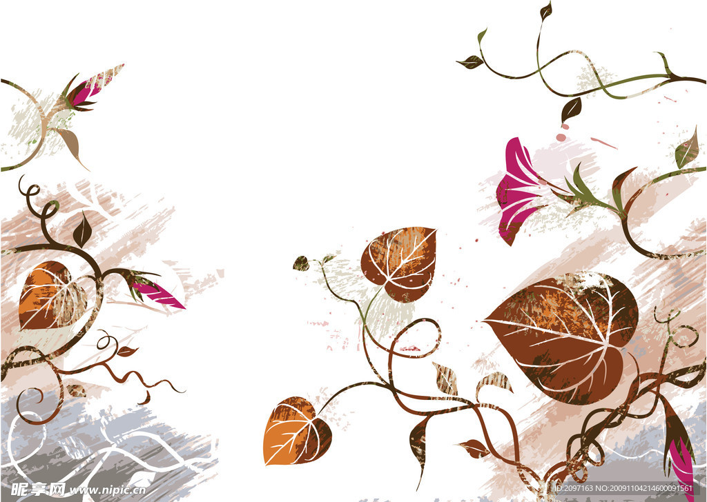 新时尚花纹