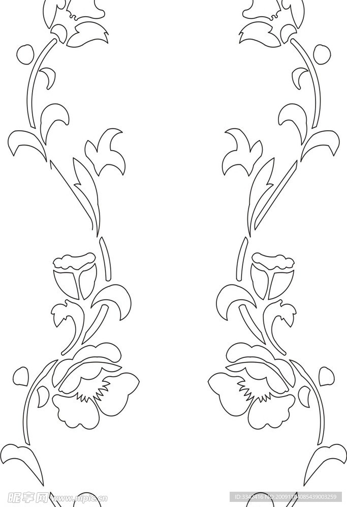 玻璃花纹