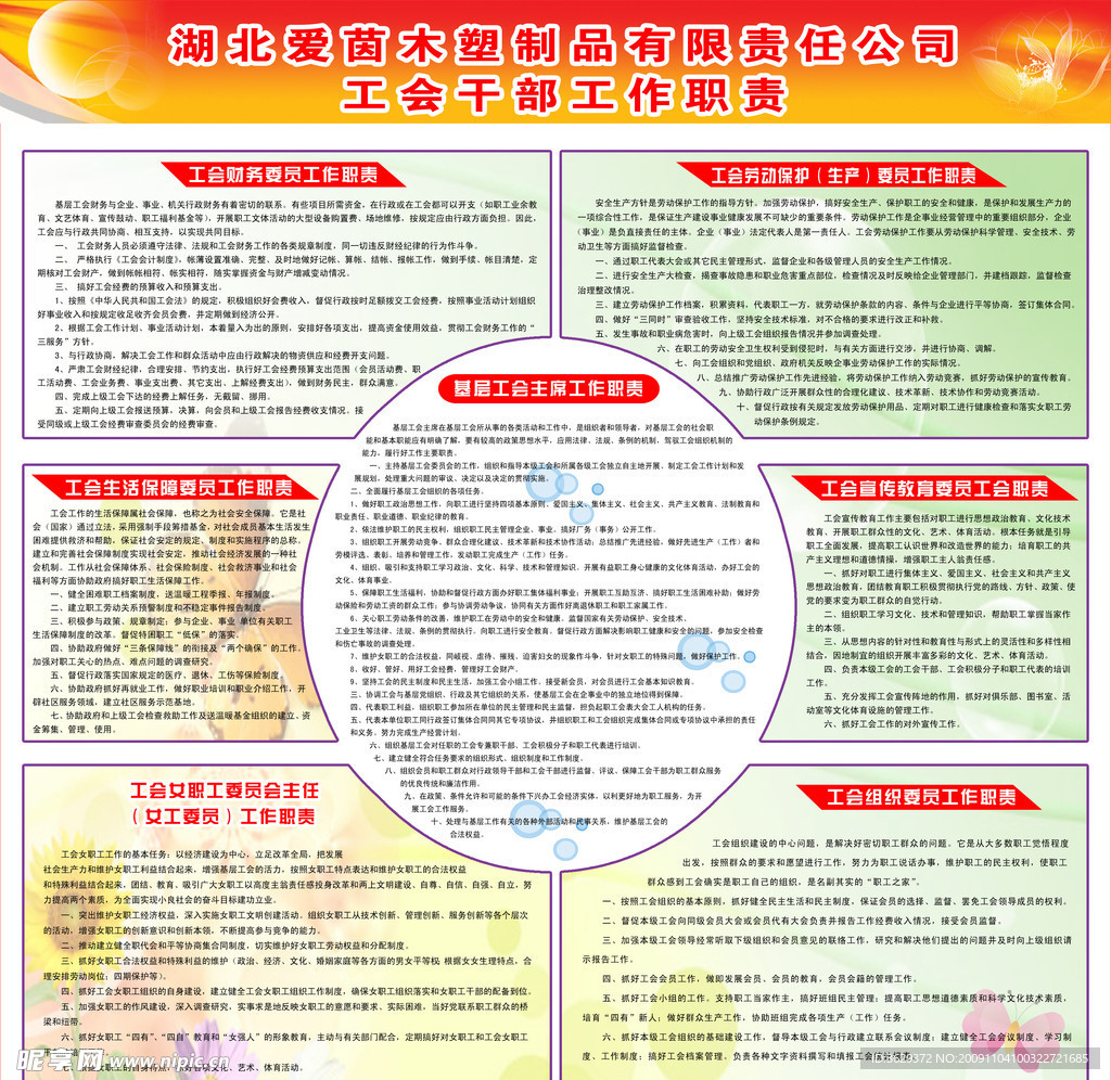 工会干部工作职责