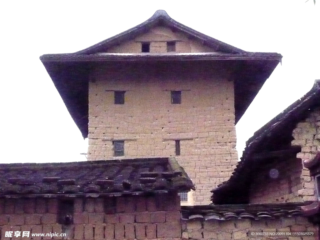 雄伟的土楼