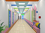 幼儿园走廊效果图