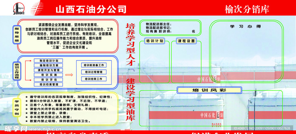 石油公司版面