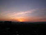 城市黄昏