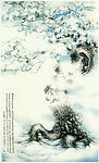 梨花双喜图