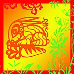 小兔子和竹林